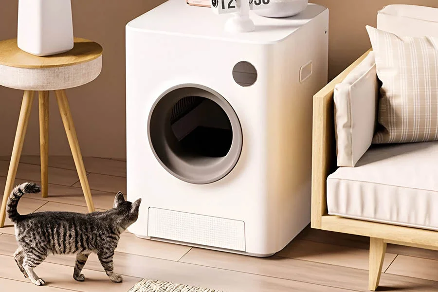 electronic litter box